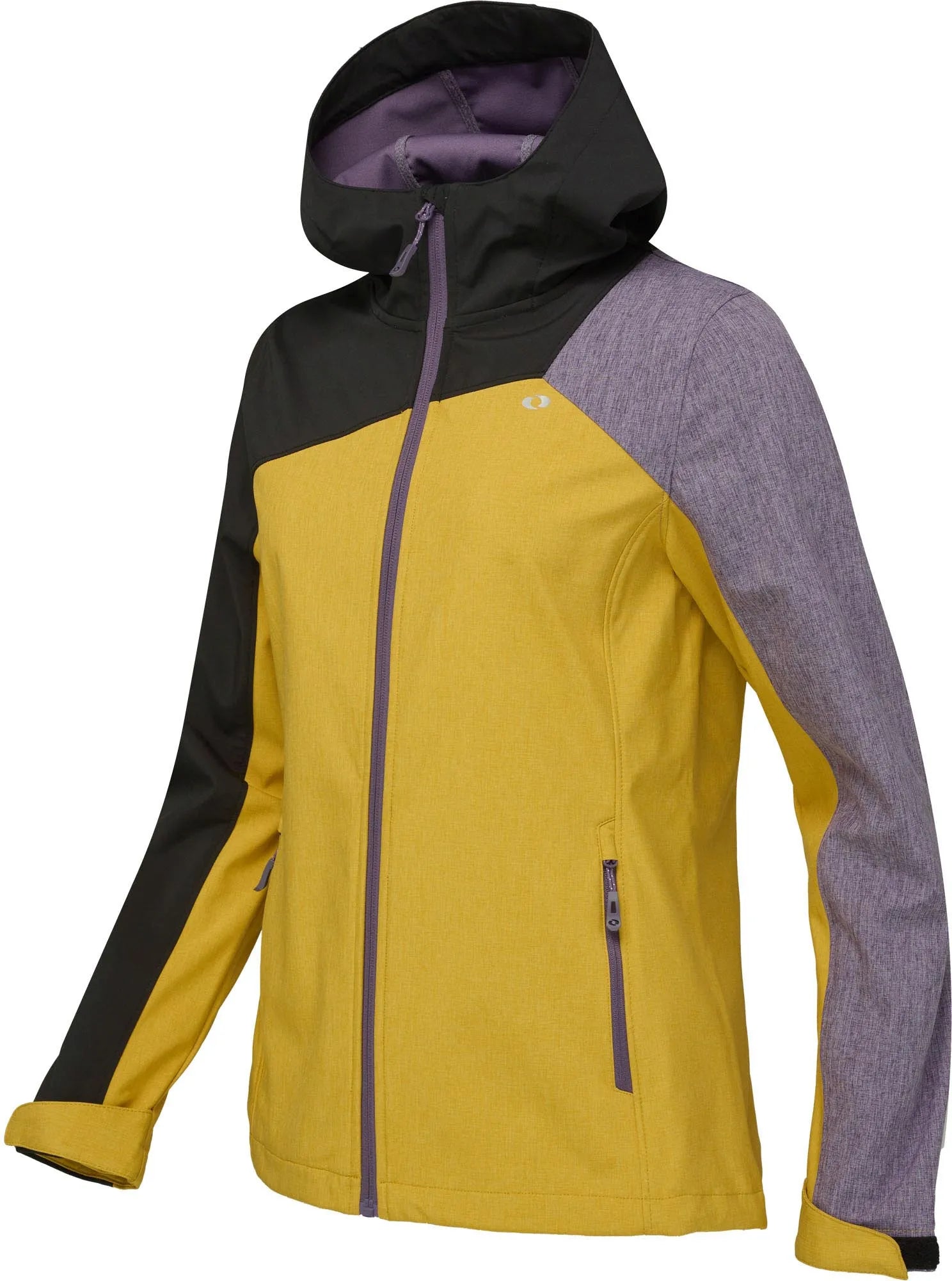 Damen Softshelljacke Loap Laskona Gelb