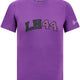 T-shirt per bambini Mercedes Jr Mapf1 Fw Lewis Hamilton Logo T-shirt Viola