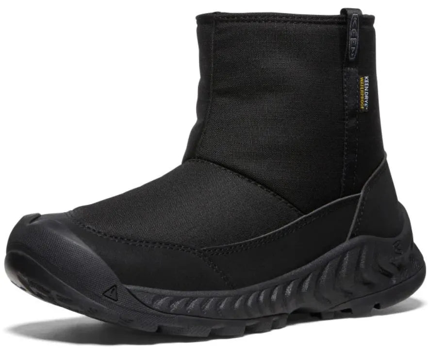 Dámske zimné topánky keen wmns hood nxis pull on wp black-black black 37