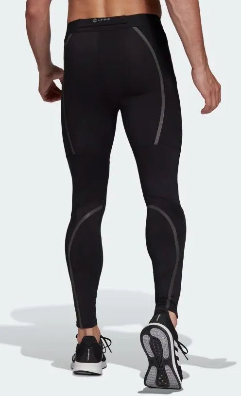 Herren-Lauf-Leggings Adidas Men Tight Saturday Schwarz 2xl