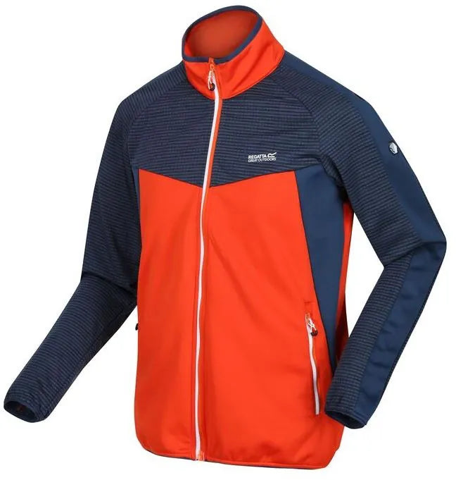 Hanorac pentru bărbați Regatta Men Yare Vi Extol Stretch Softshell Jacket Rusty Orange