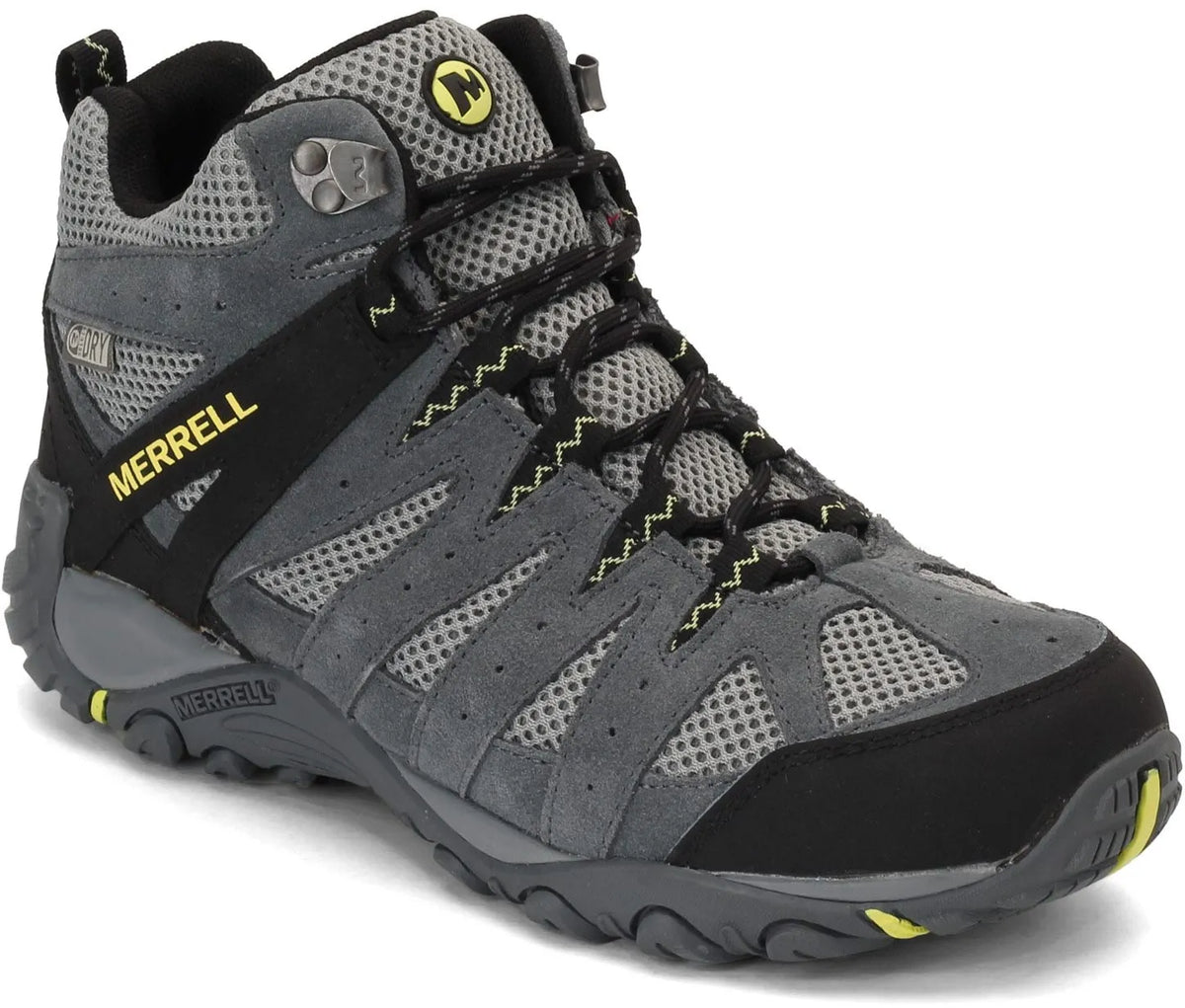 Férfi túracipő Merrell férfi Accentor 2 Vent Mid Wp Turbulence Grey