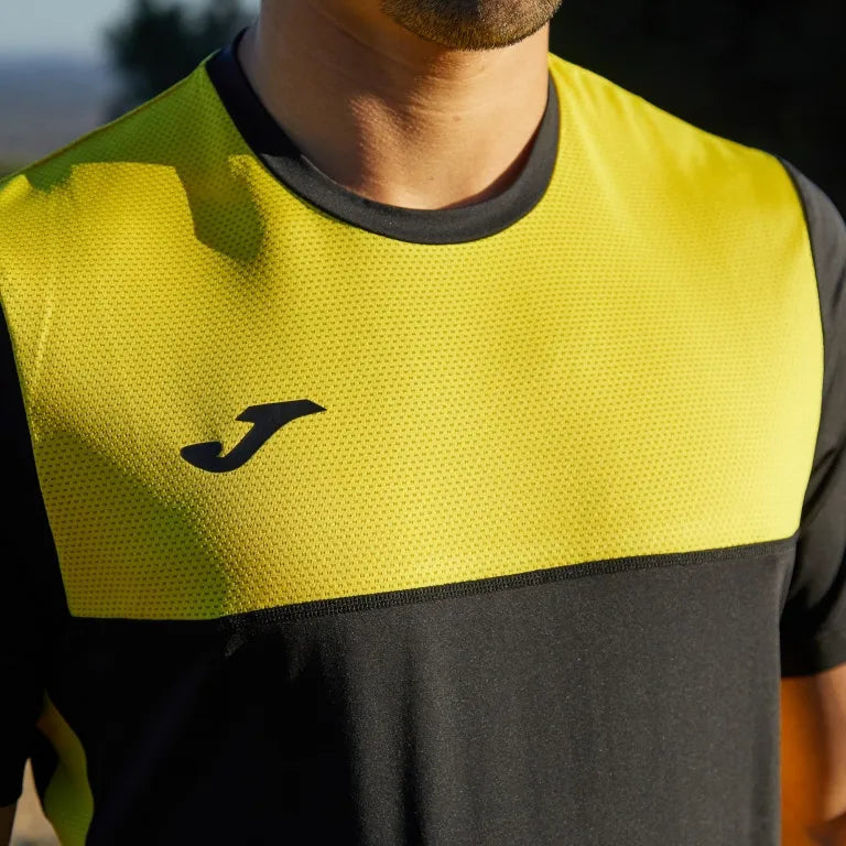Joma r-trail fekete-sárga sportpóló m