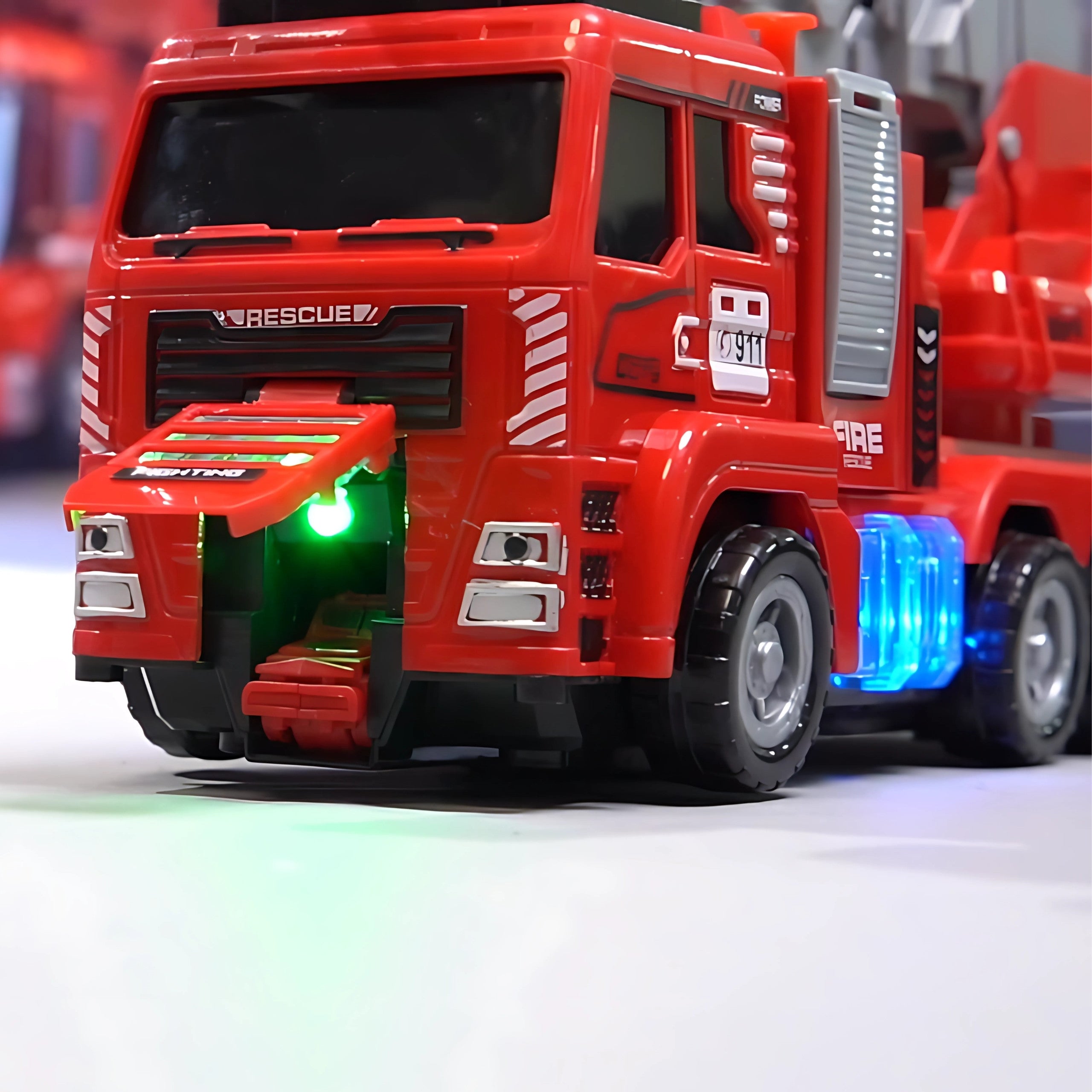 Woopie Interactive Fire Truck With Moving Ladder
