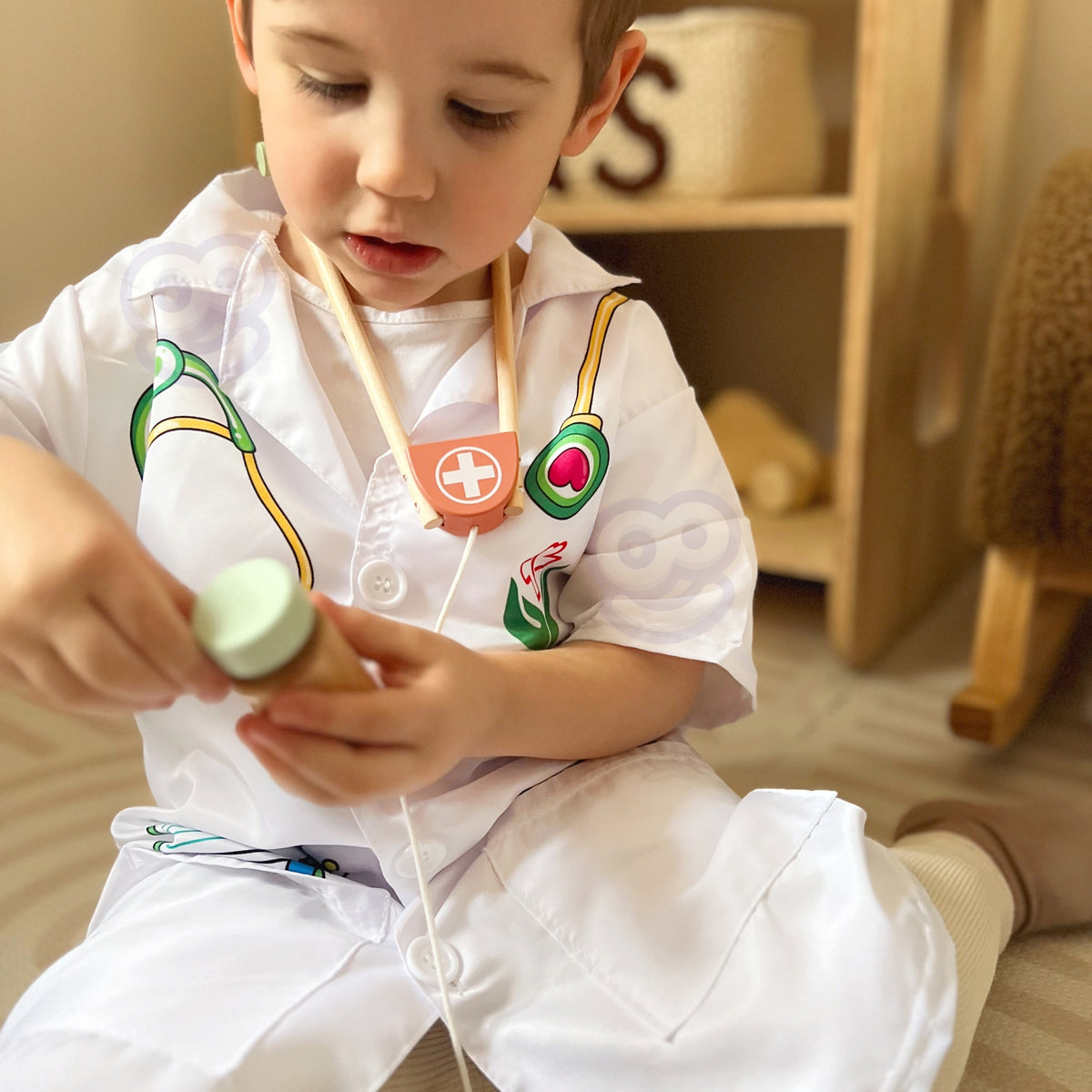 Woopie Doktorschürzenkostüm für Kinder bis ca. 120 cm