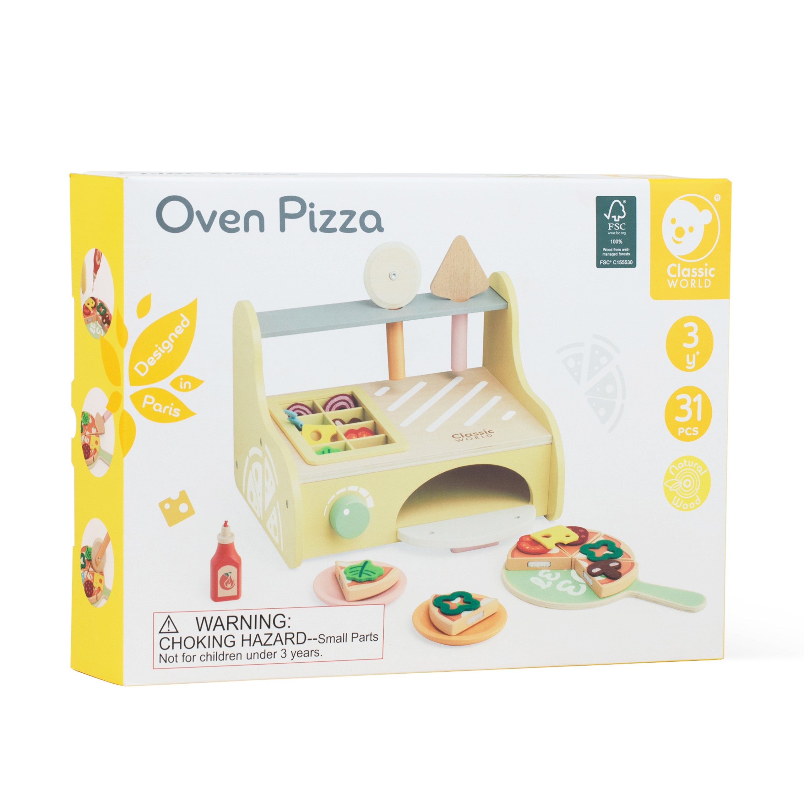 Horno Pizza De Madera Classic World Horno Pizza 3+ Fsc
