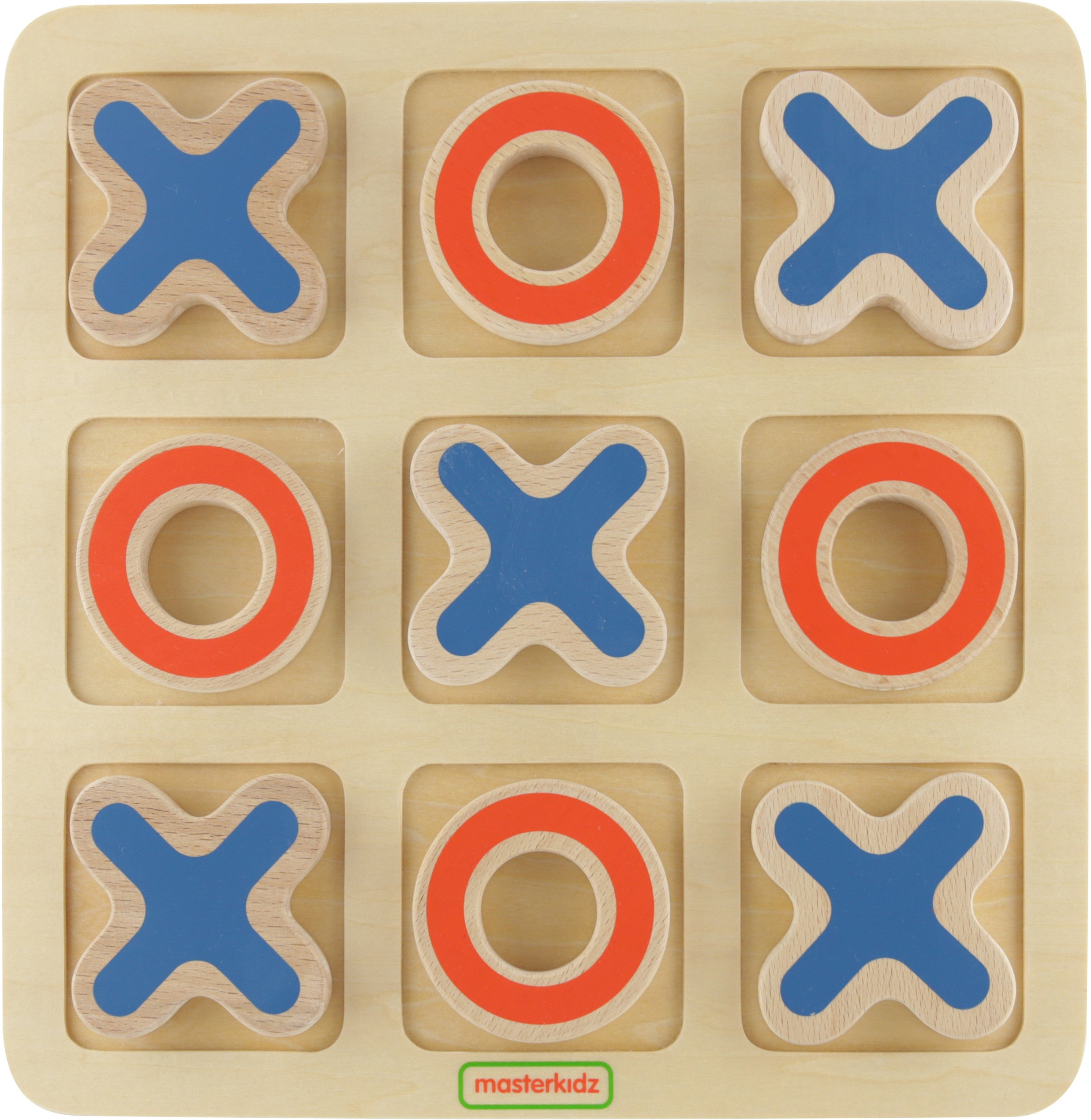 Masterkidz Tic-tac-toe Wooden Game For Kids Logical Puzzle