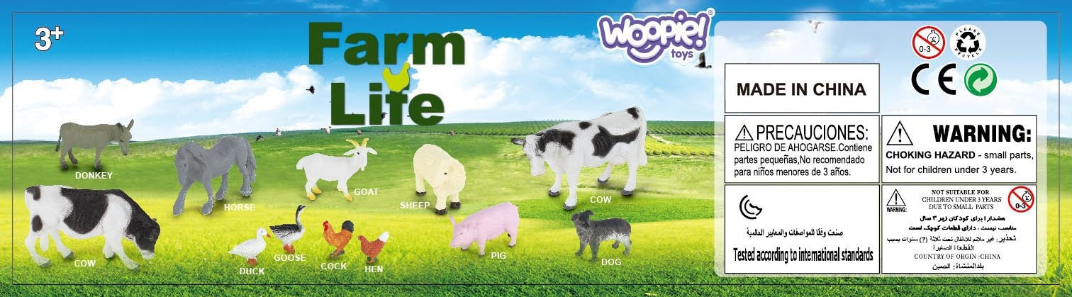 Woopie Set Of Farm Animals Figures 34 Pcs.