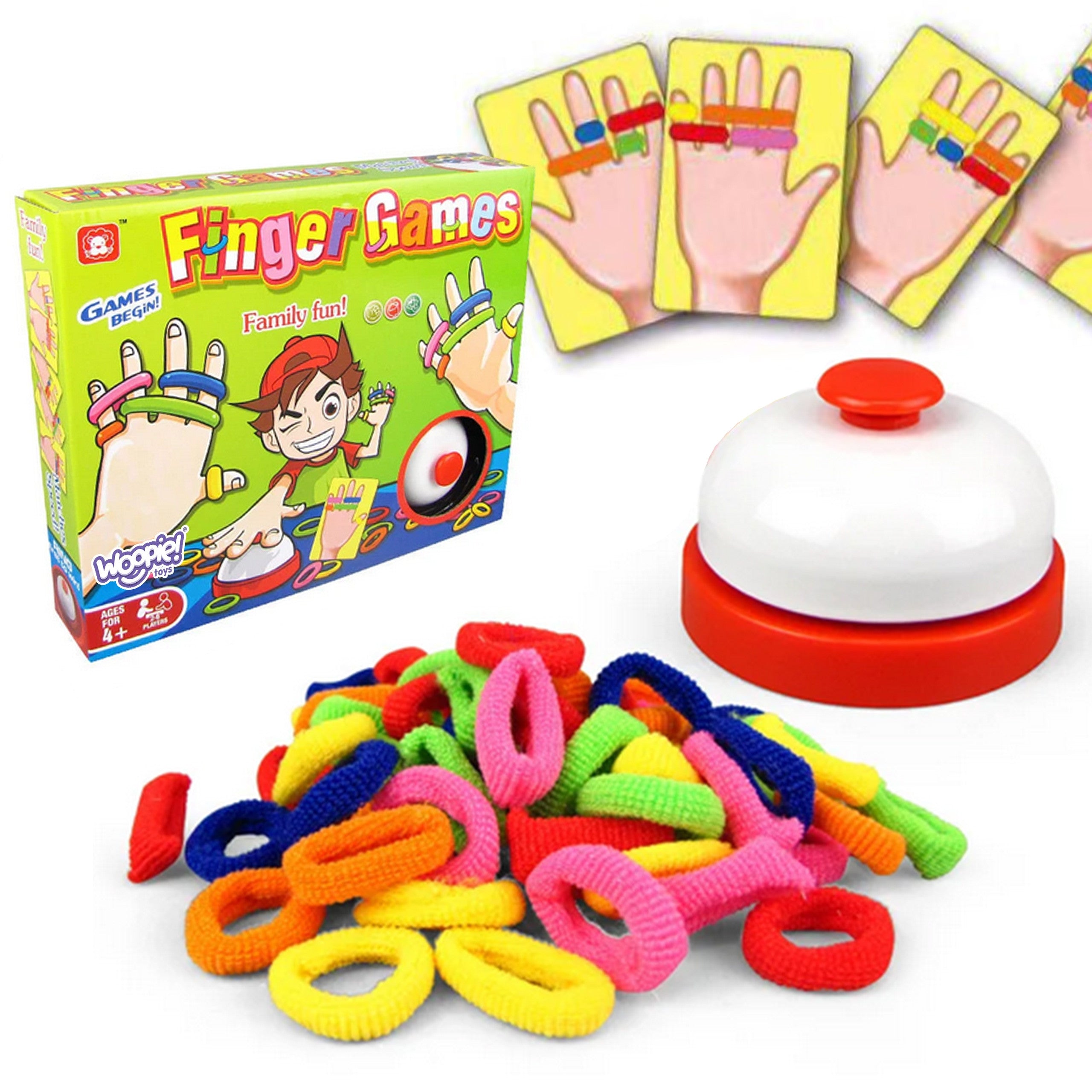 Woopie Skill Game Finger Games Colorful Erasers 4+