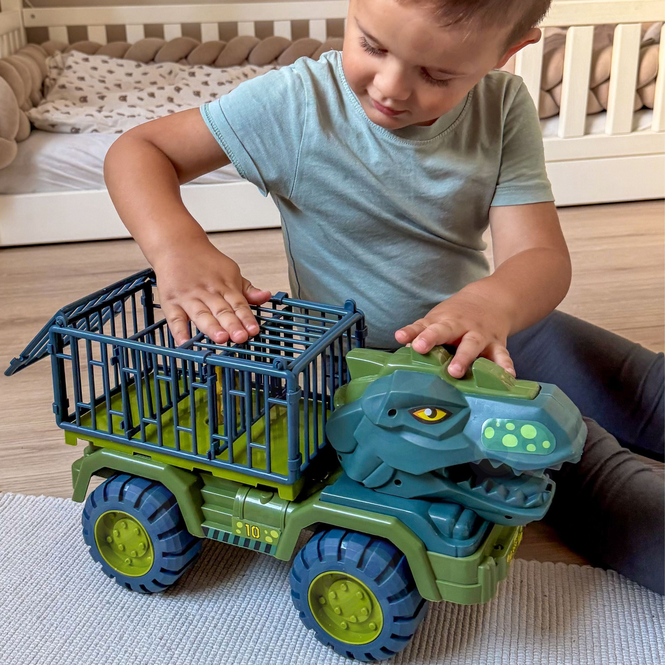 Woopie Dinosaur Truck Transporter Figures