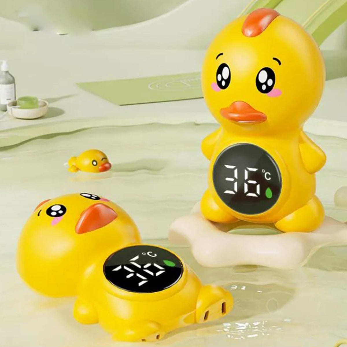 Thermomètre de température de l'eau Woopie Baby Duck