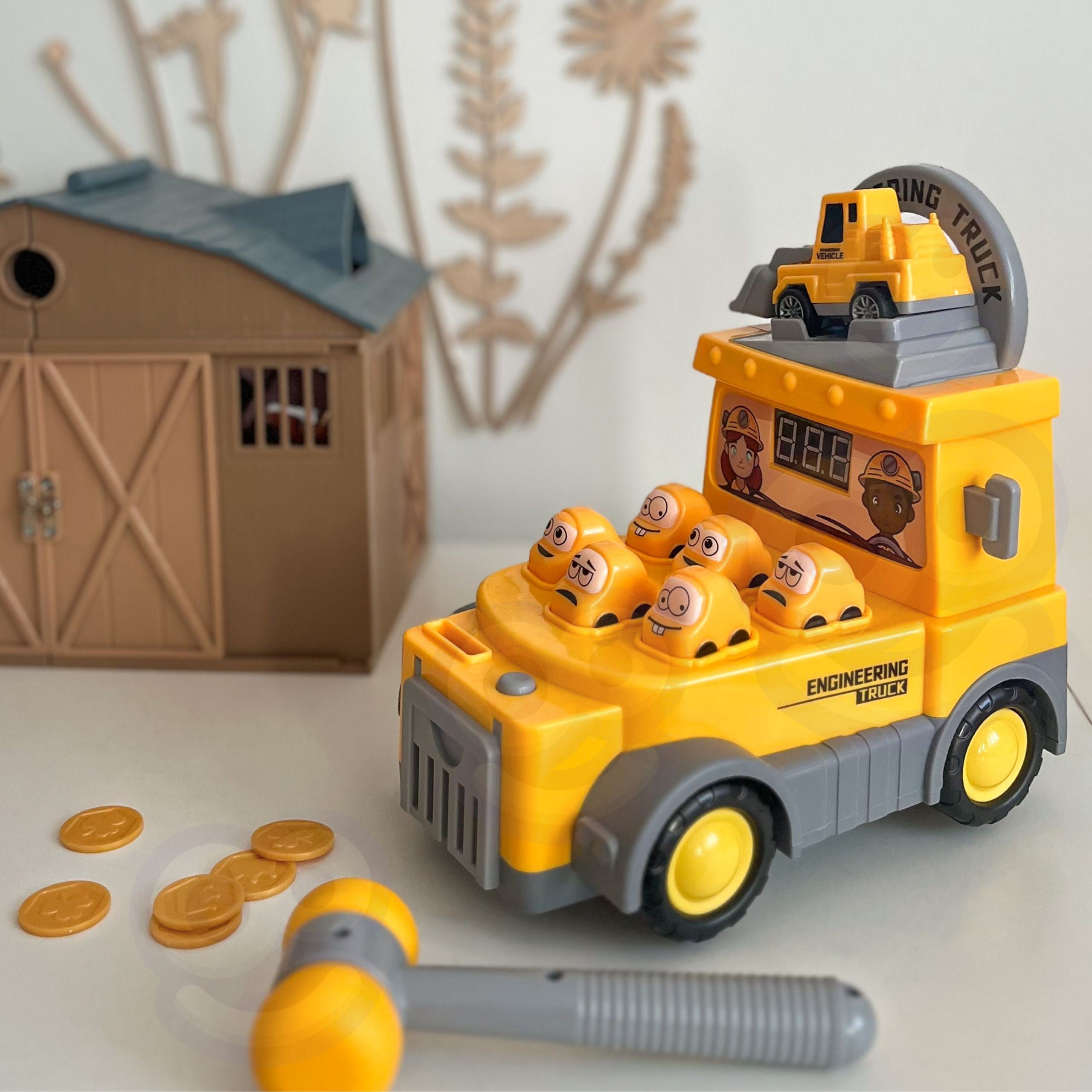 Woopie Hammering Skill Game Chantier de construction avec accessoires