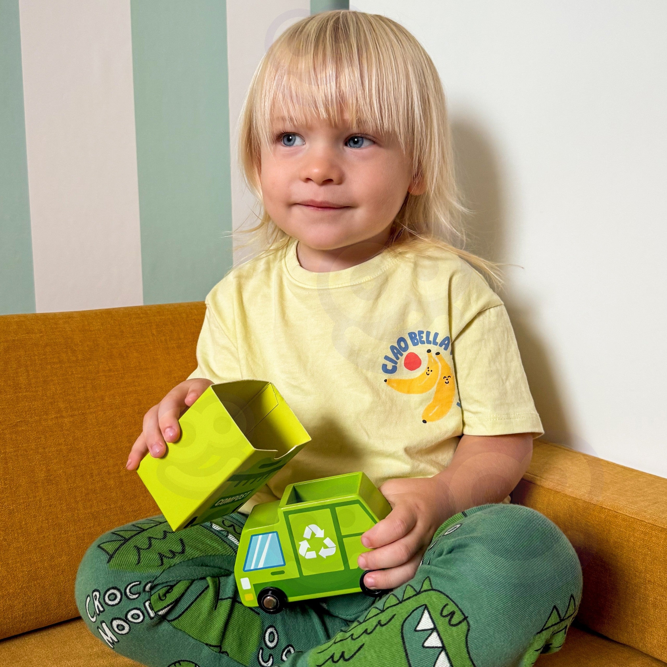 Образователен сортер Tooky Toy Wooden Recycling Center