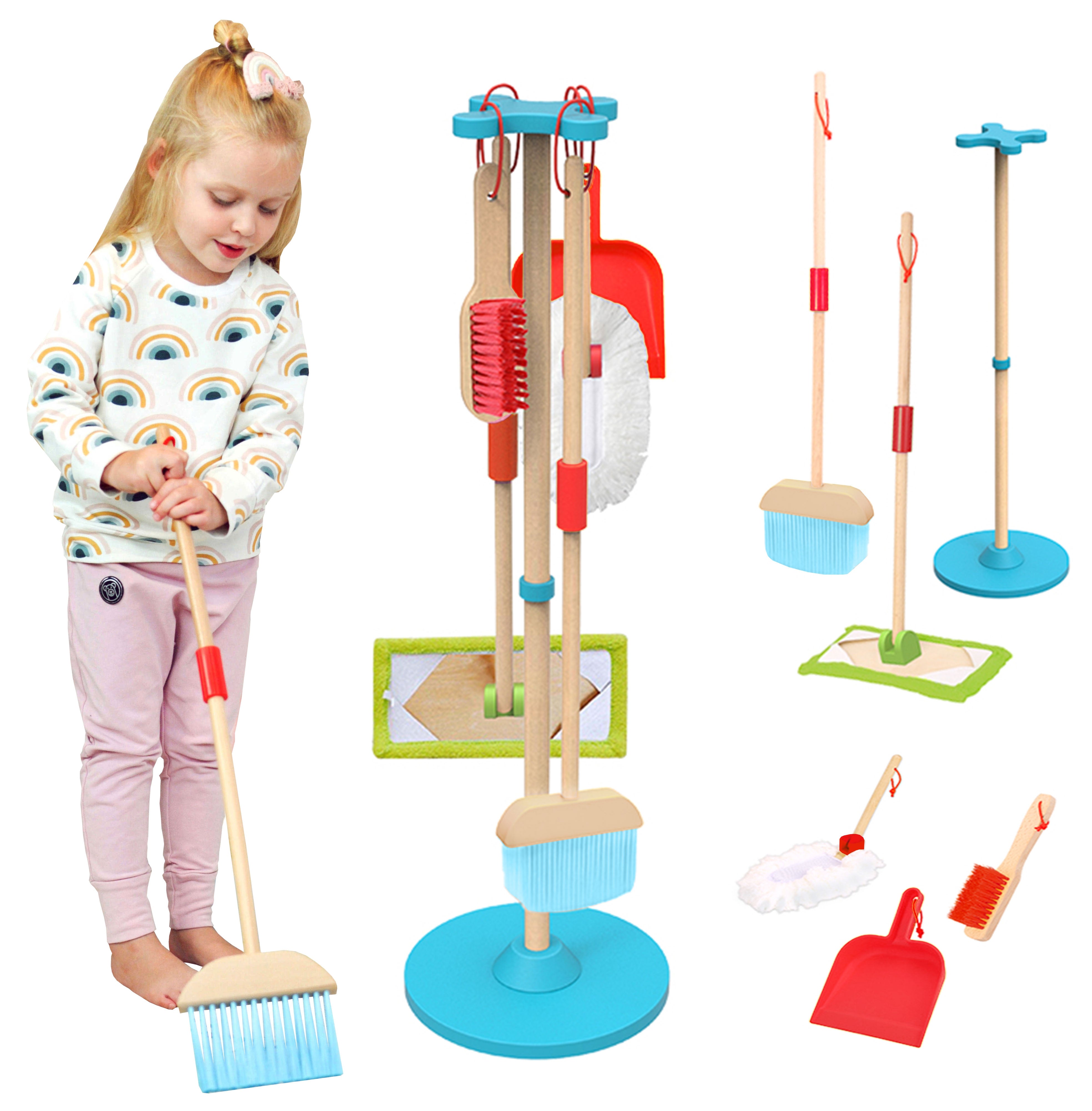 Tooky Toy Trærensesæt til børn 6 stk.