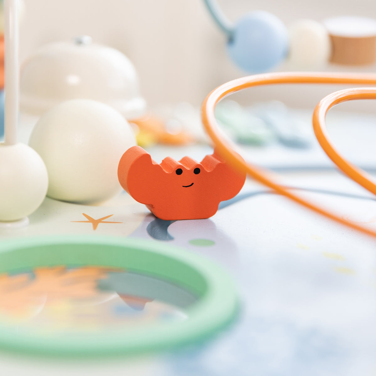 Mesa De Actividades De Madera Classic World Sea Life Musical Y Educativa