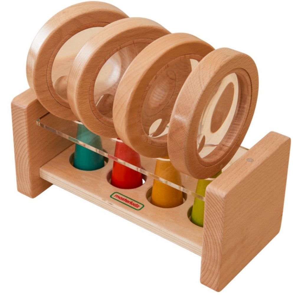Masterkidz Set Houten Vergrootglazen Met Houder