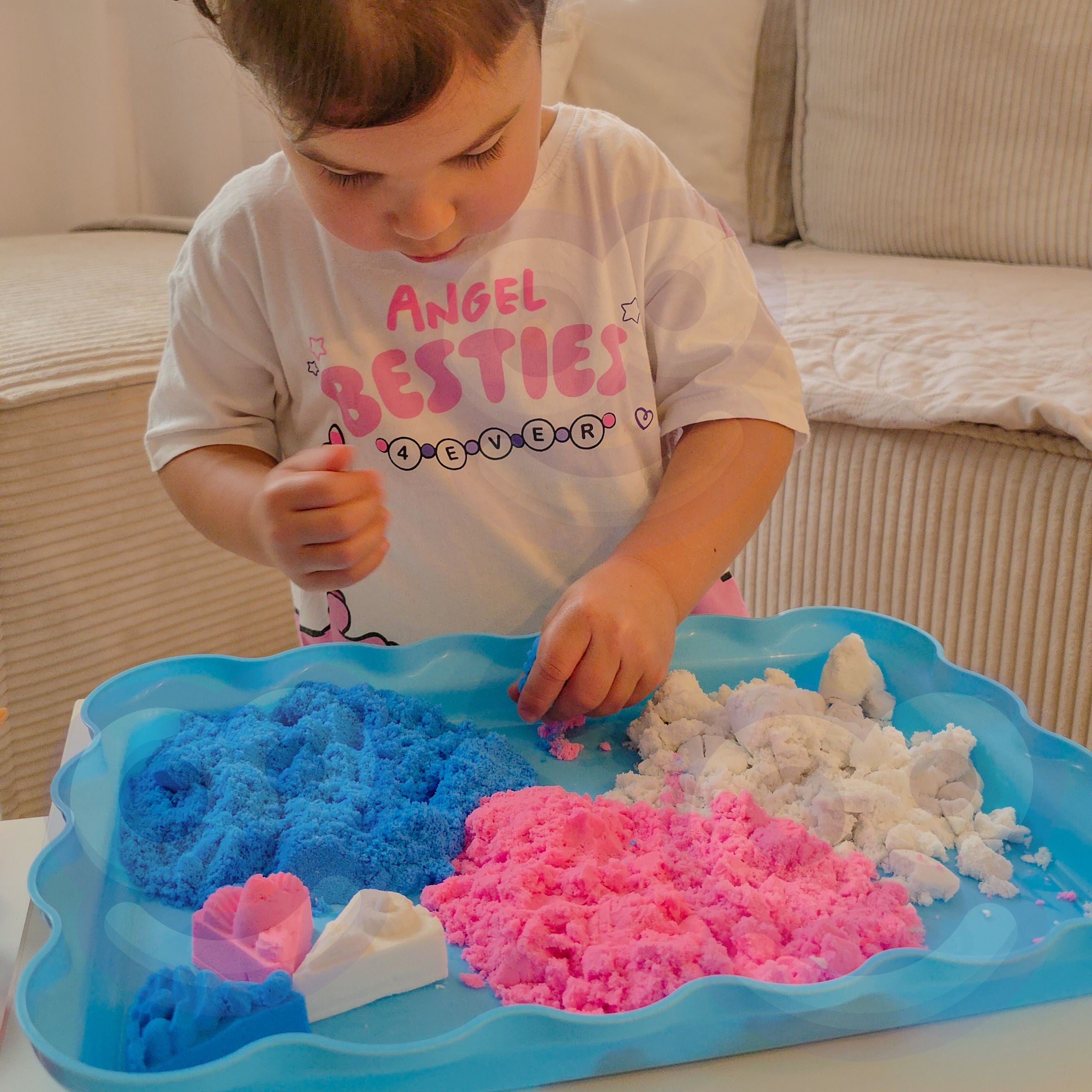 Woopie Sand Fairy Kinetic Sand Set Ice Cream Parlor Desserts 24pcs