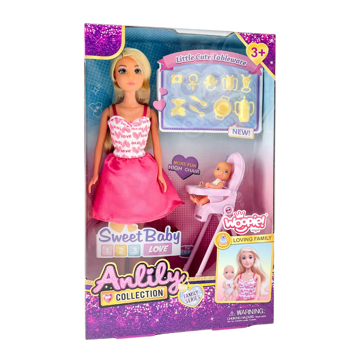 Woopie Royal Lily baba baba etetőszék-kiegészítő készlet