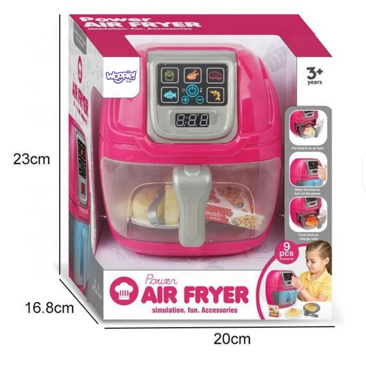 Friggitrice interattiva Woopie Air Fryer per piccoli chef