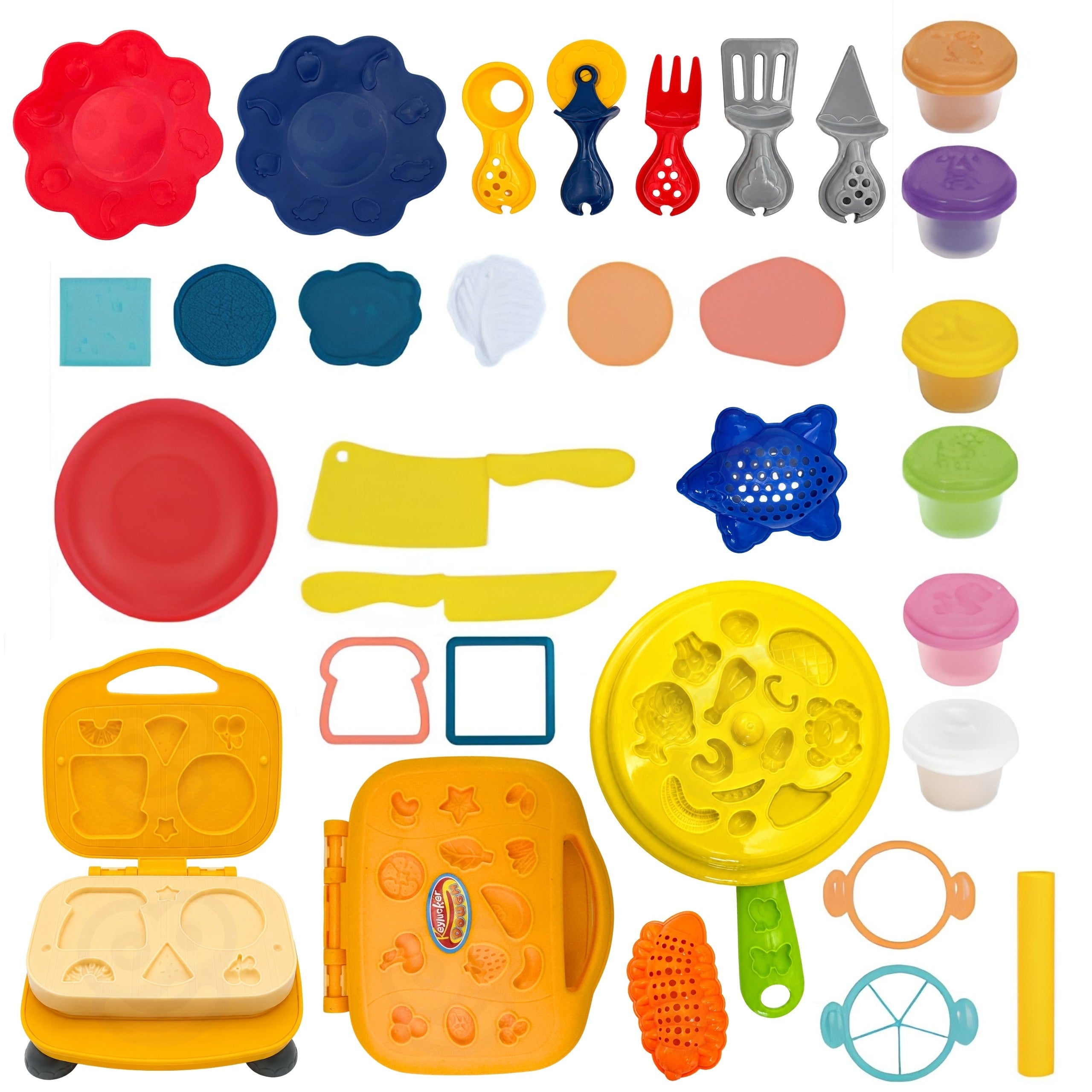 Woopie Dough Set Kitchen Waffle Maker 39 Pcs.