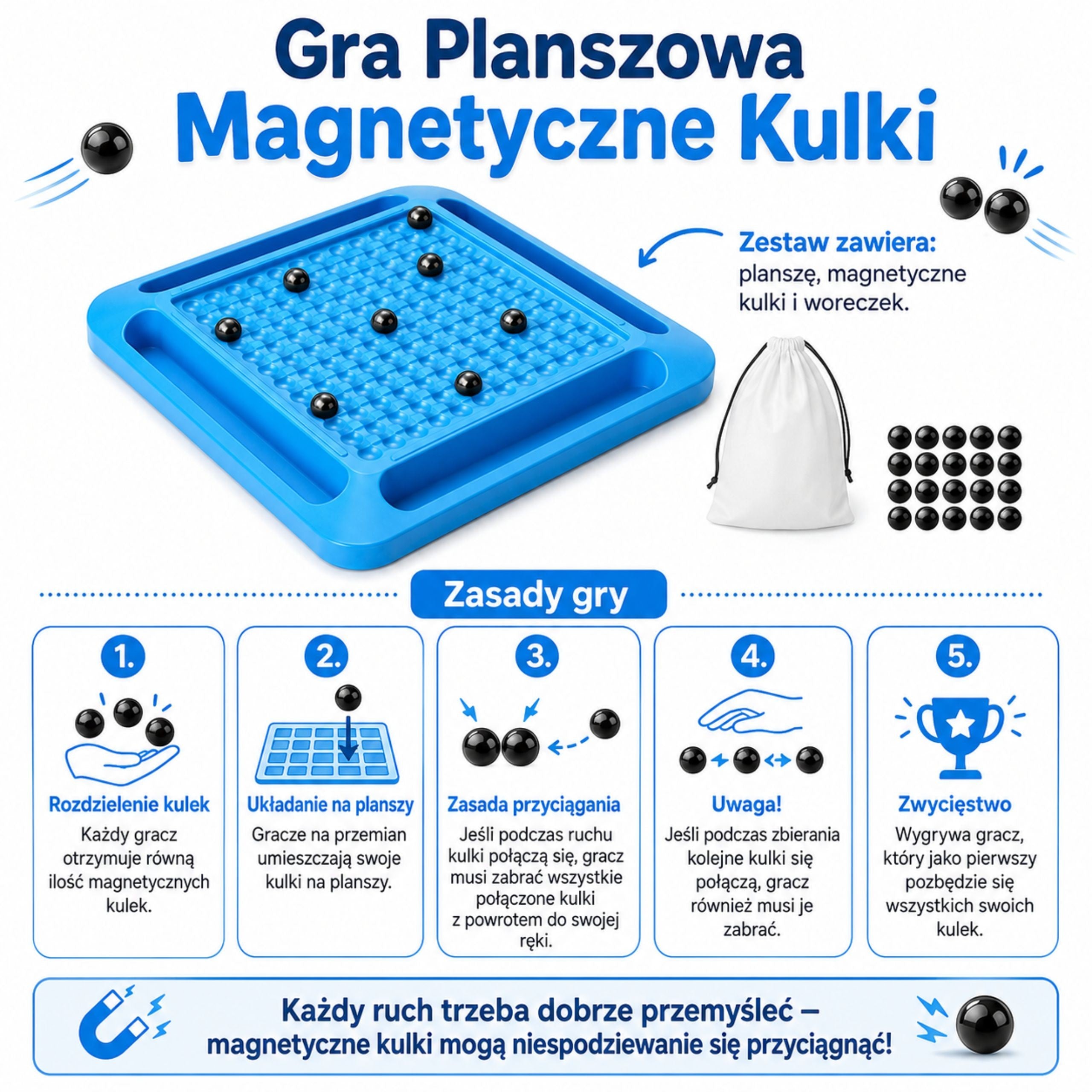 Woopie Magnetic Balls brætspil