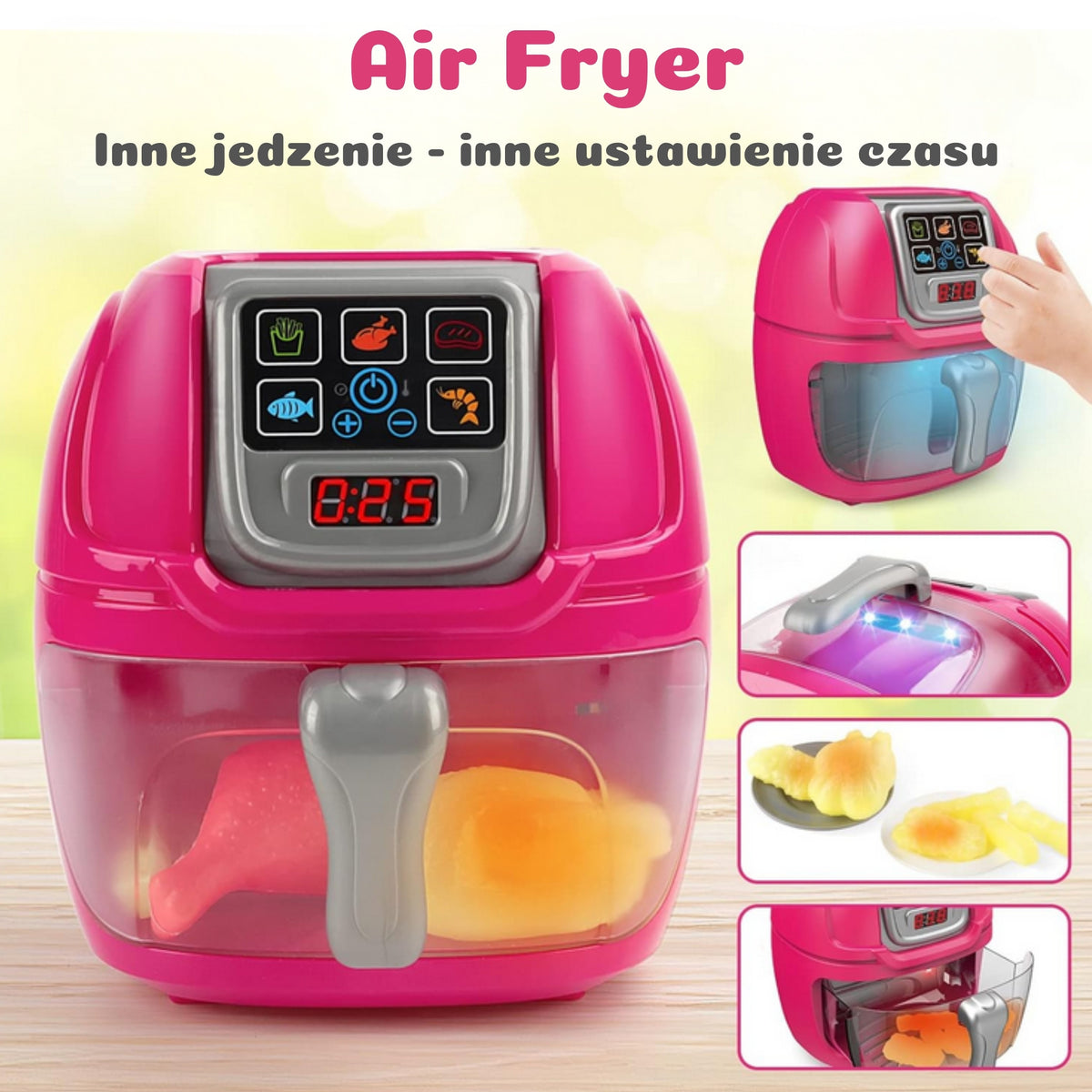 Friggitrice interattiva Woopie Air Fryer per piccoli chef