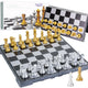 Woopie Jeu d'échecs magnétique portable Or Argent