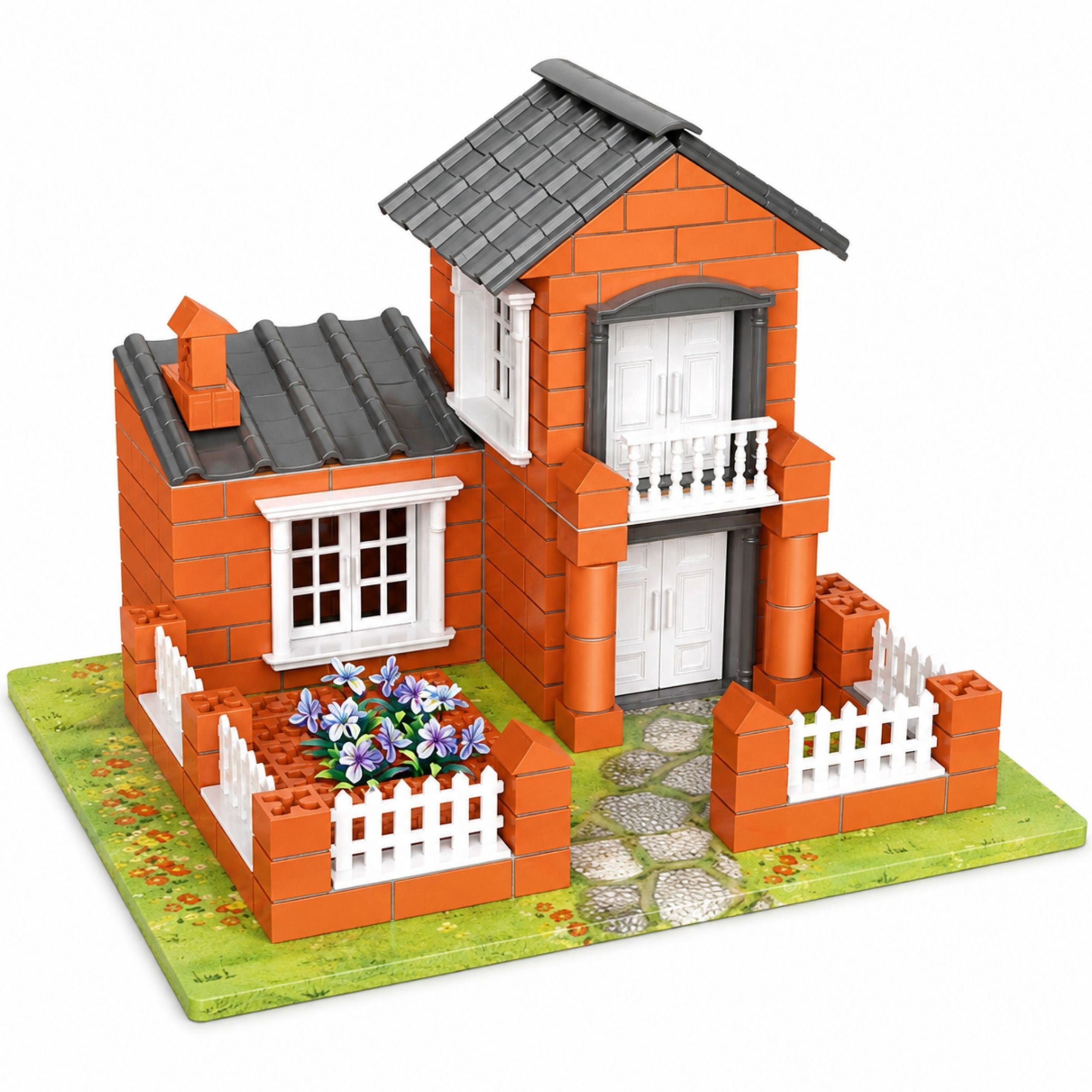 Woopie Brick Villa Construction Set 458 Pieces Building House For Children 3+