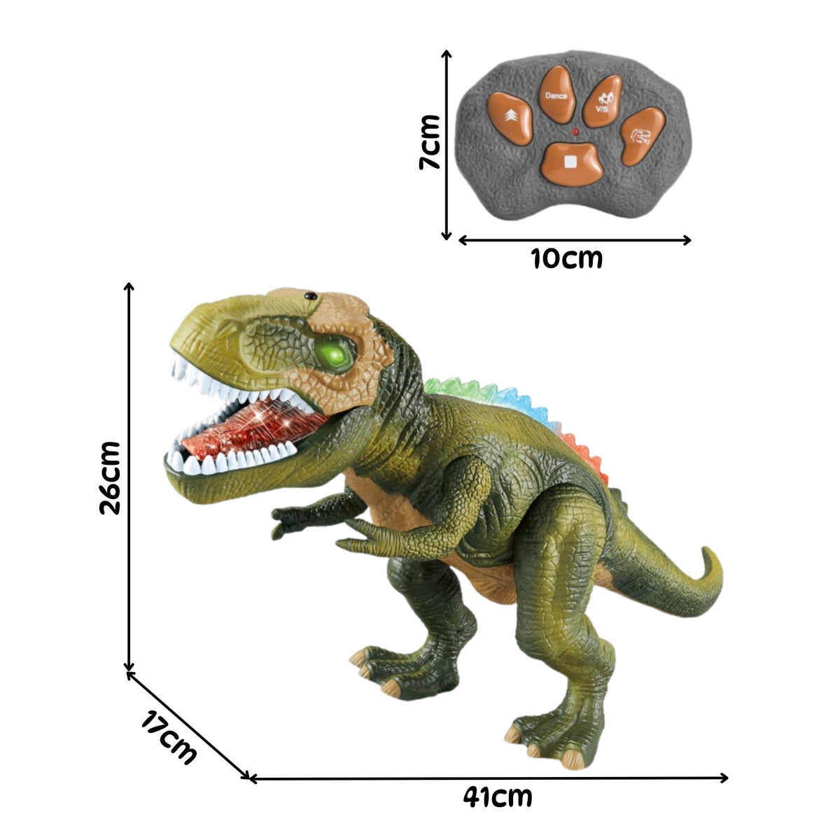 Woopie Rc Tyrannosaure Rex Dinosaure télécommandé