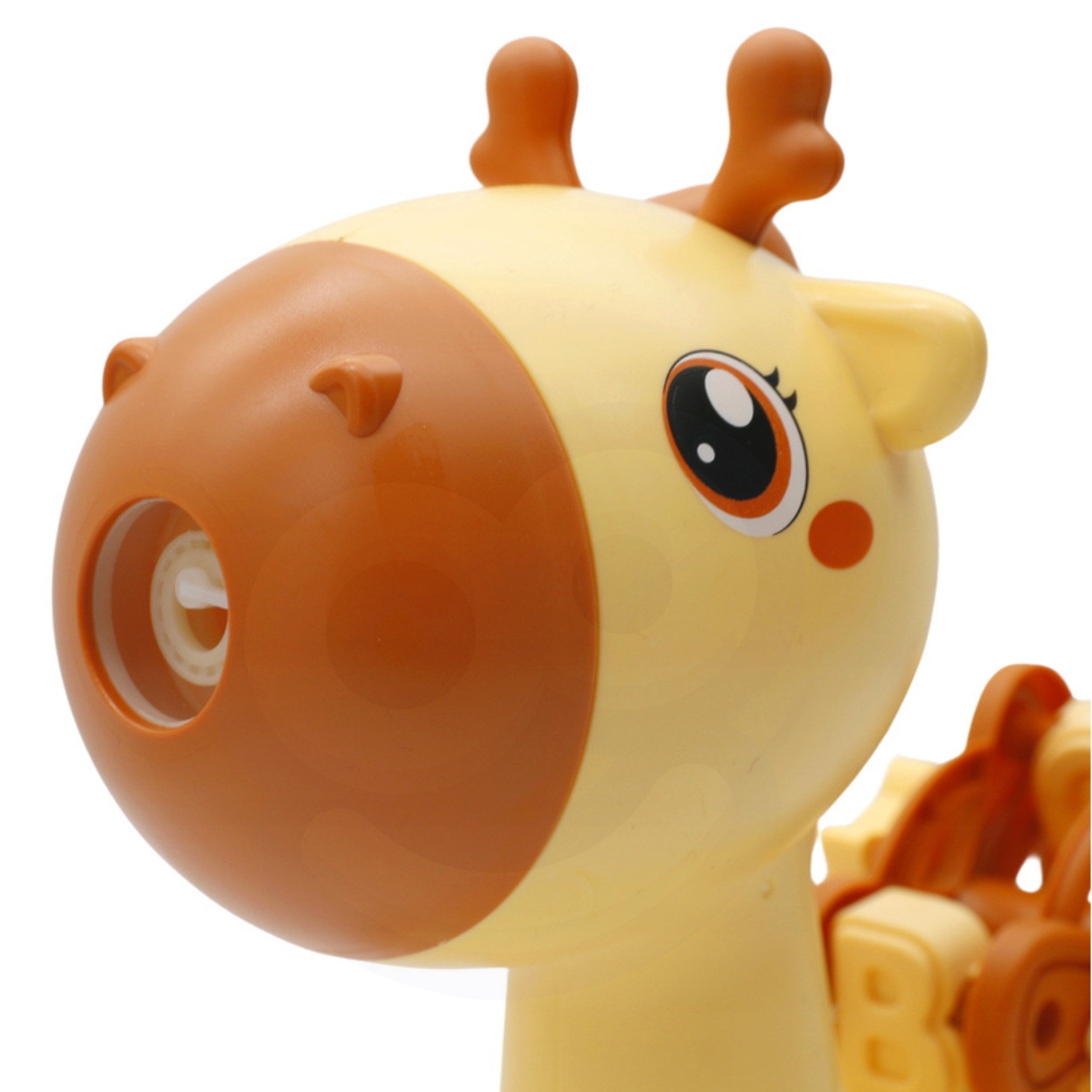 Máquina de burbujas 2 en 1 Woopie Giraffe Pusher para niños