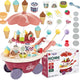 Woopie Food Truck Количка за сладкарски изделия Стойка за сладолед и сладкиши Звукова светлина + 36 Accs