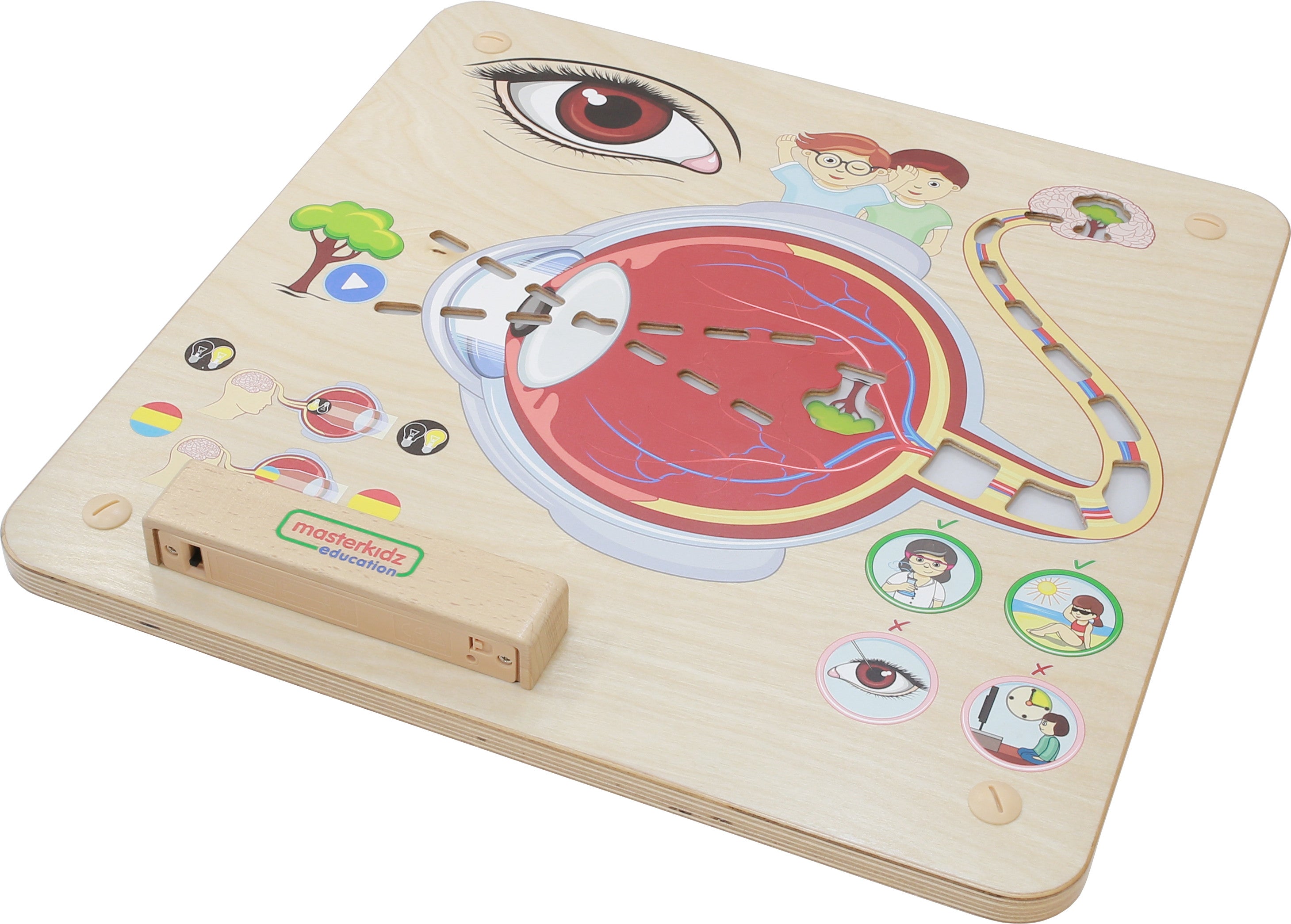 Образователно табло Masterkidz Montessori Visual Sense