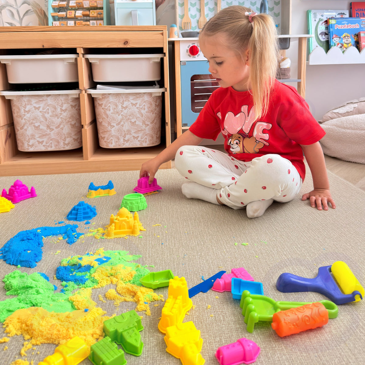 Kufr Woopie Kinetic Sand Magic Castle 22 ks