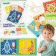 Tooky Toy Пъзел Логическа игра Пъзели Магнитни блокове за деца 49 бр.