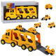 Woopie Road Tow Truck Set mit 5 Autos – Pannenhilfe