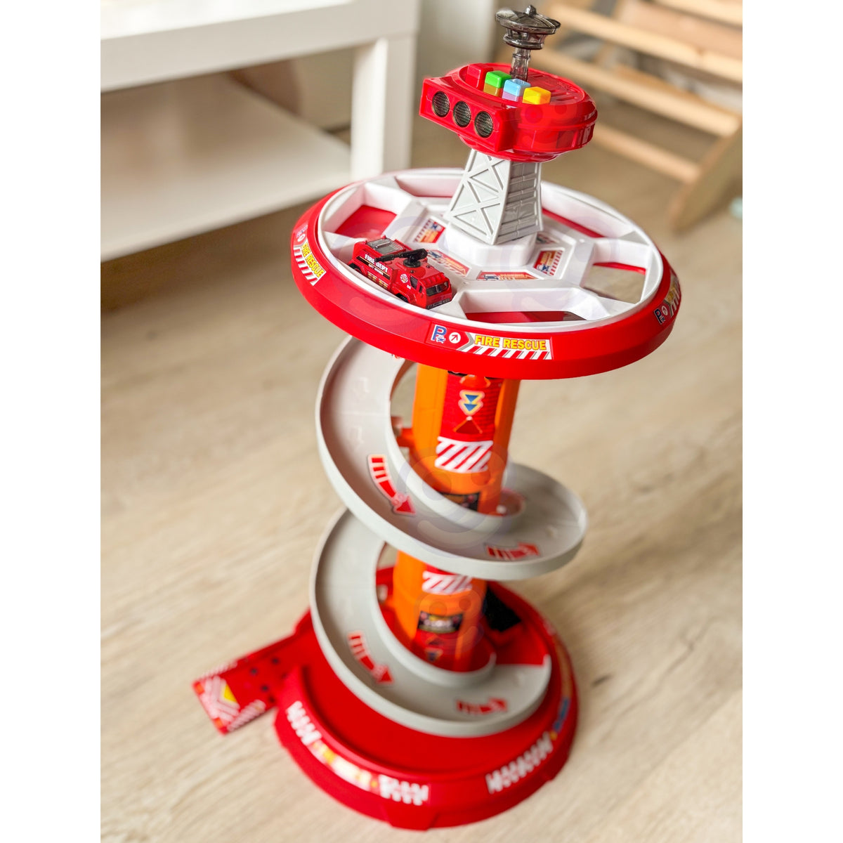 Woopie Spiral Track Car Garage 3 Pcs.