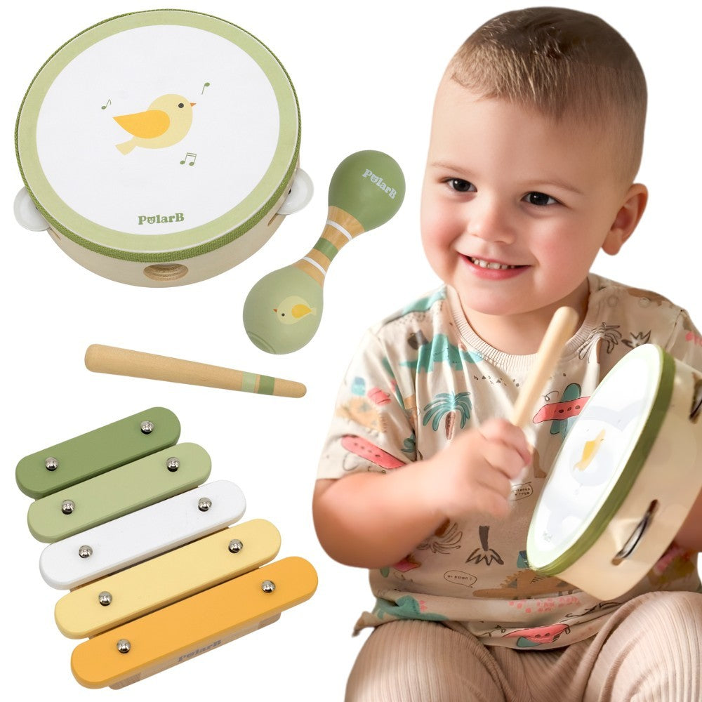 Viga Polarb ensemble d'instruments de musique vert