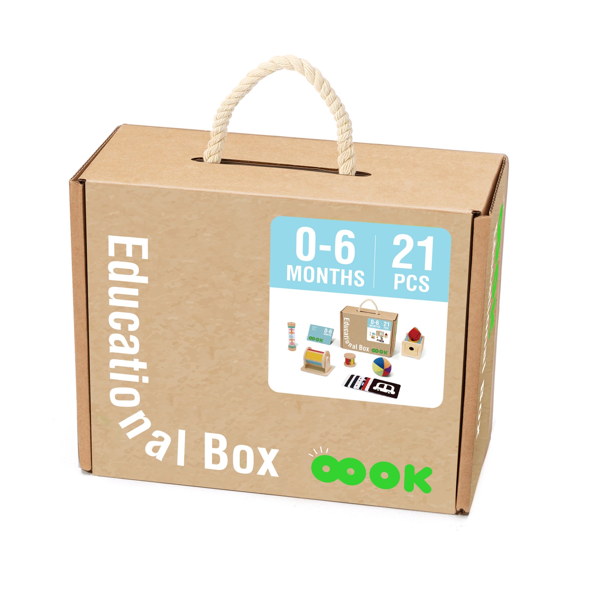 Tooky Toy Box Xxl Montessori Pädagogische 6in1 Sinnesbox 0-6 Monate
