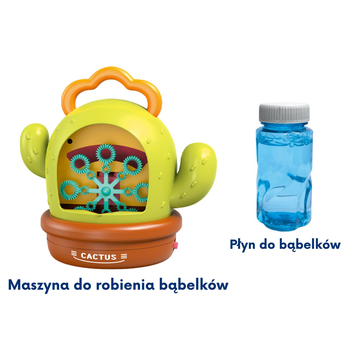 Máquina interativa de bolhas de cacto Woopie