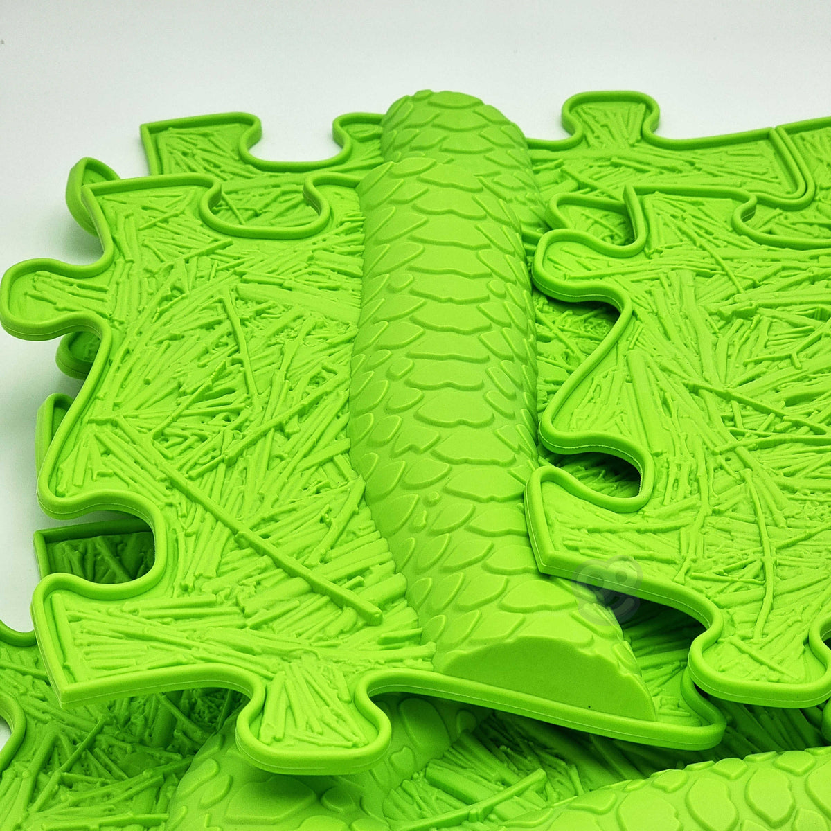 Woopie Mat Céadfach Puzal Ortaipéideach Snake Green 6 ríomhaire.