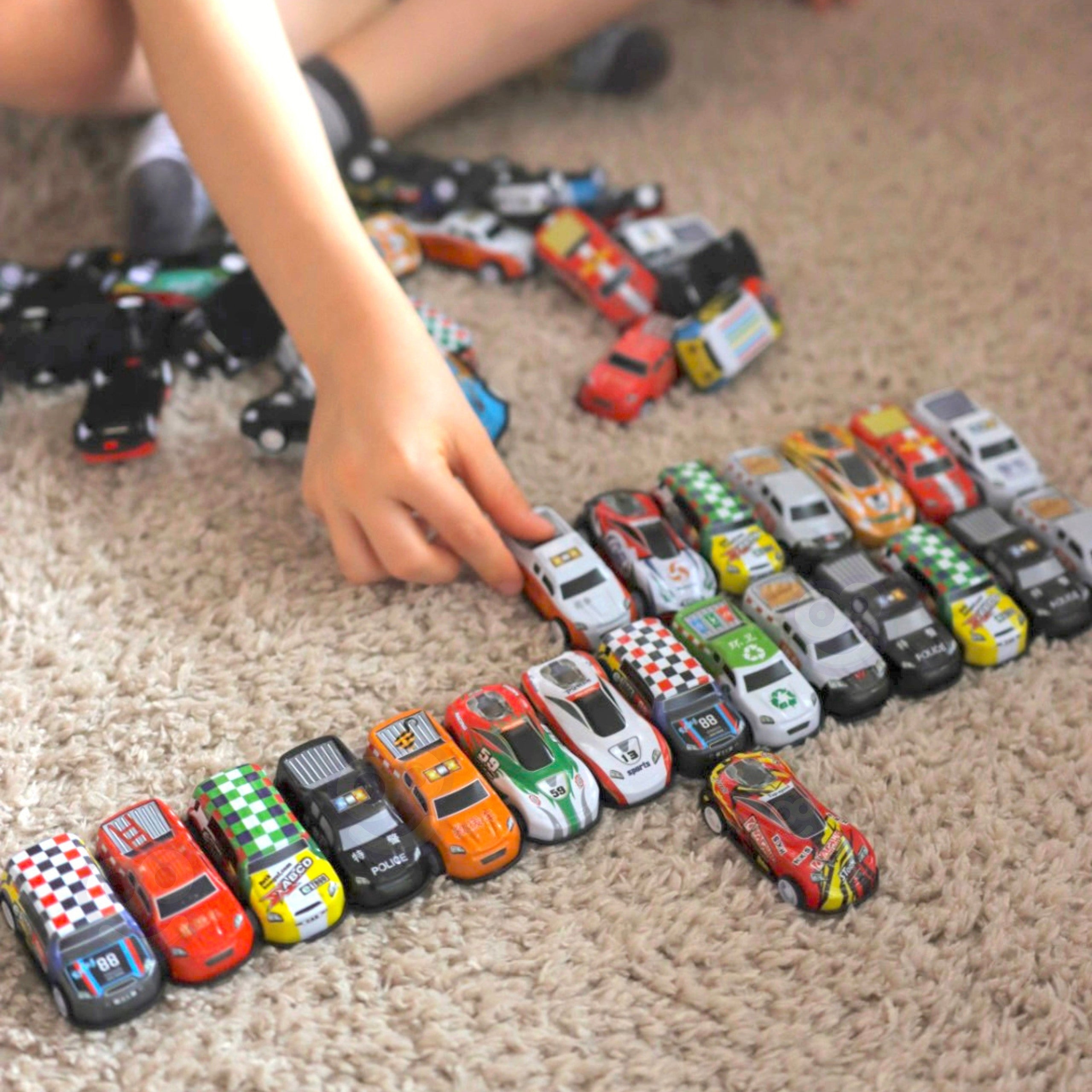 Woopie Race Car Set Cars In A Box 50 Pcs