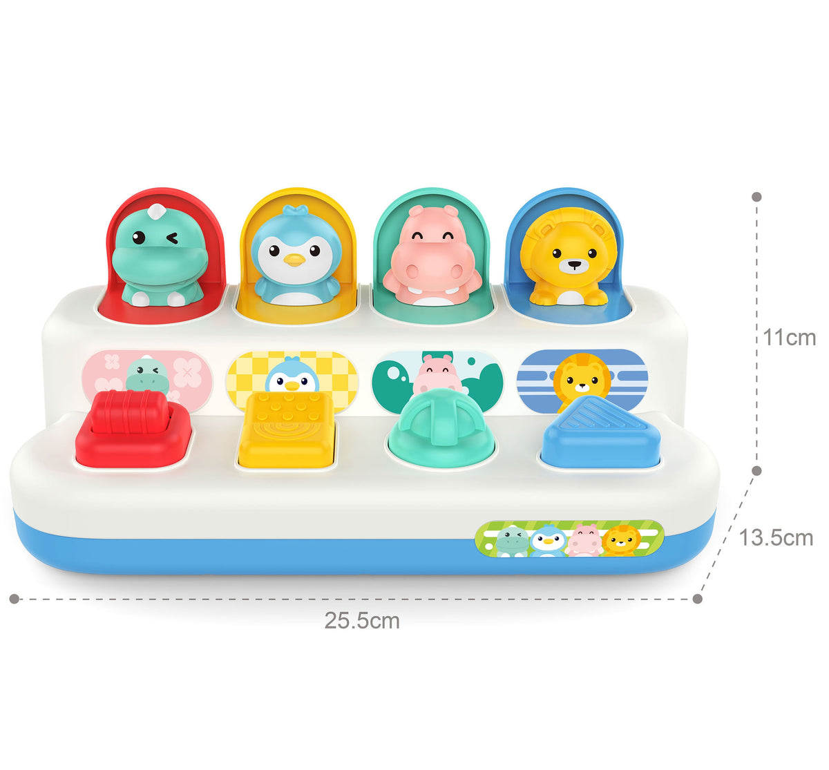 Woopie Baby Brinquedo Educacional Animais Pop-up