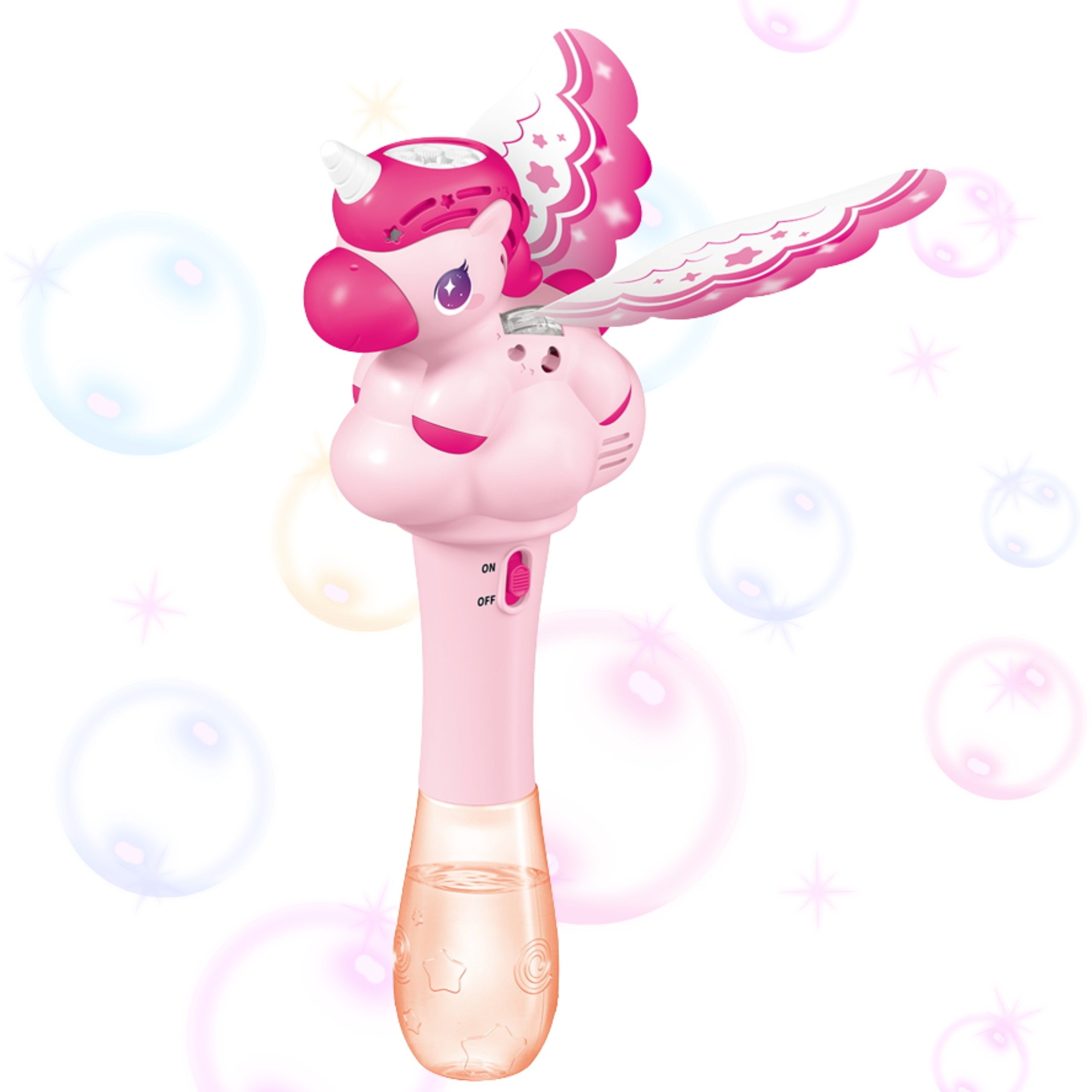 Woopie Bubble Machine Unicorn Gun Soap Bubble Machine Wand