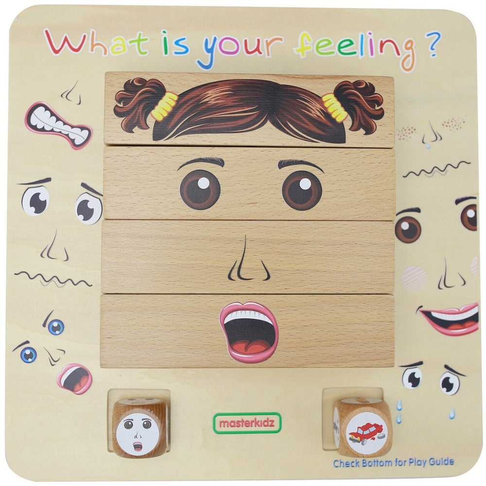 Дървена Монтесори игра Masterkidz Learning Emotions