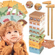 Woopie Green Skill Game Wobbling Tower Animals 82 Pcs Fsc