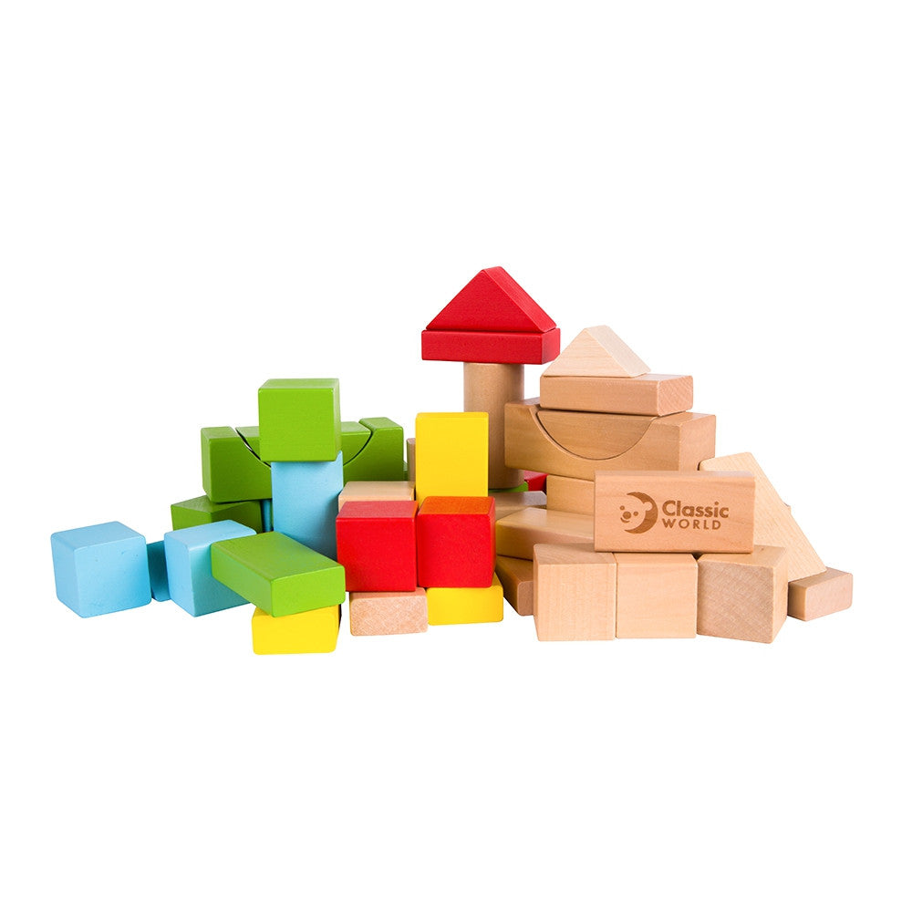 Classic World Holzklötze für Kinder 50 Stk.