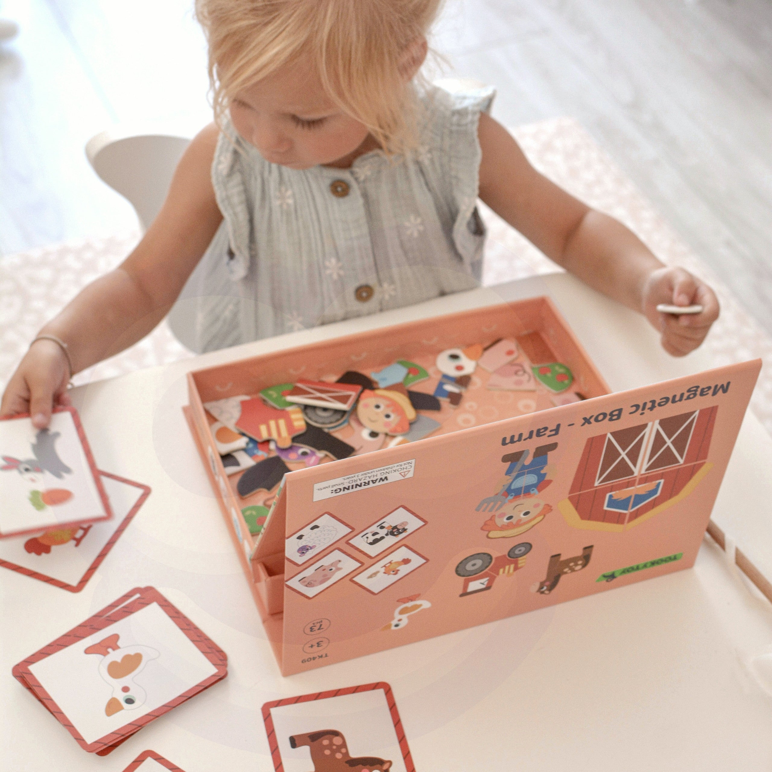 Tooky Toy Magnetické Puzzle Farm Puzzle