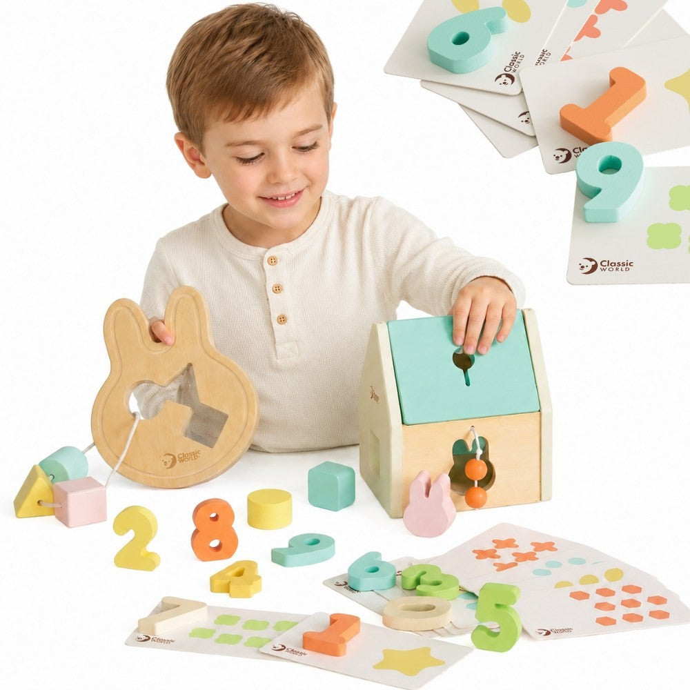 Classic World Pastel Baby Set Box First Learning Toys 25pcs.
