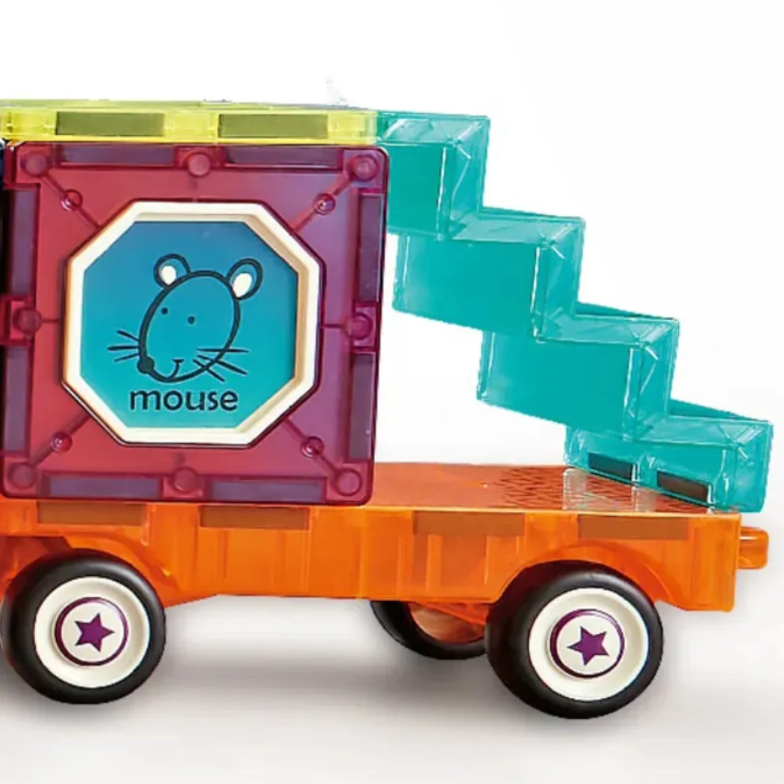 Woopie Magnetic 3d Blocks Train Set 71 Pcs.