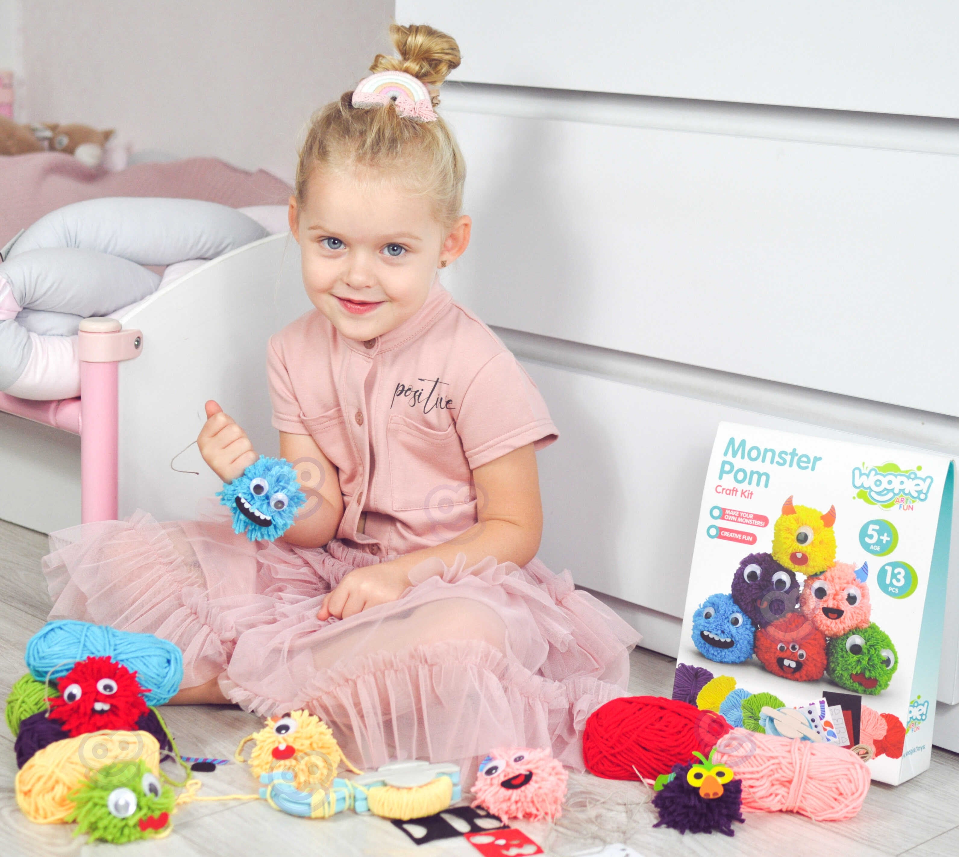 Творчески комплект Woopie Art&fun Monster Pom